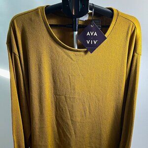 AVA & VIV Moss Sweater - 3X